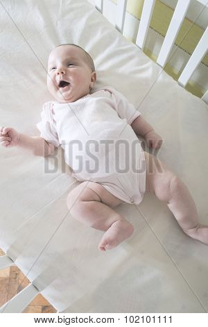 Baby In A Baby Bed