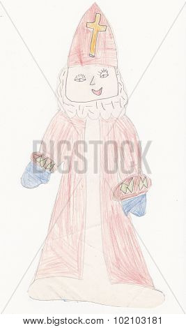 Saint Nicholas Original Child Picture