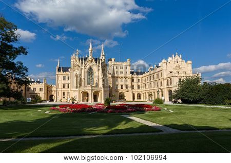 Lednice Castle In South Moravia In The Czech Republic