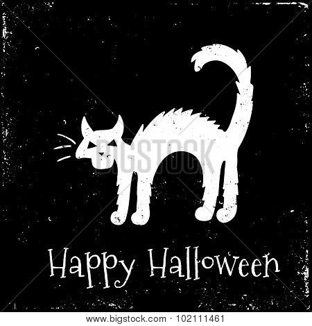 Happy Halloween Typographical Background