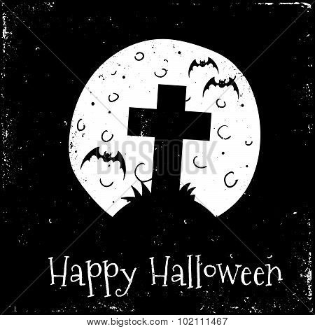 Happy Halloween Typographical Background