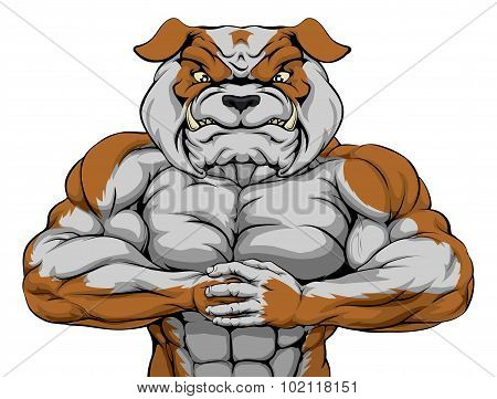 Bring It Bulldog Mascot