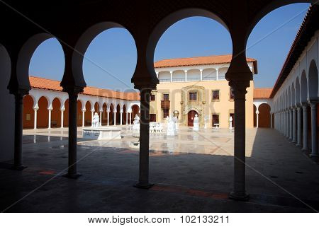 Caesarea, Israel - August 23 2007: The Ralli Museum (Recanati) on August 23 2007 in Caesarea Israel. It houses a large collection of South American art and several Salvador Dalí originals.