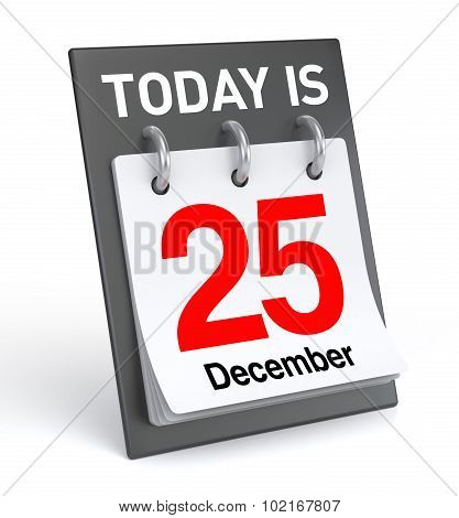 December 25 Calendar