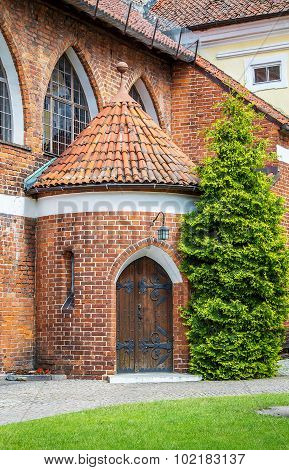 Olsztyn Castle, vintage door