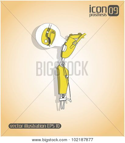 Vector Icon Prosthesis