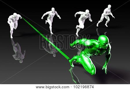 High Performance and Focused Individual as Concept