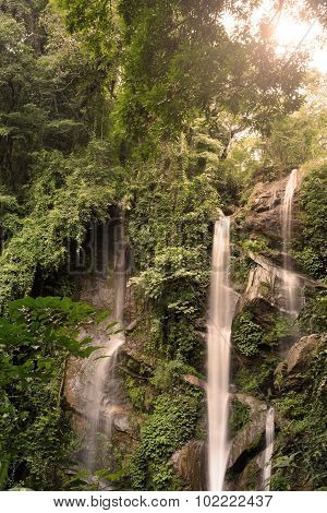 Beautiful Waterfall In Thailand.