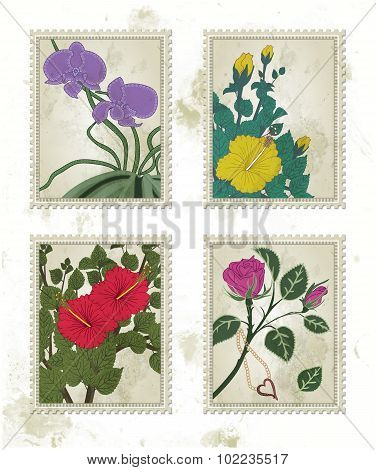 vintage stamps