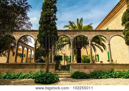 The Inner Court-yard Of The Sanctuary Of Cura
