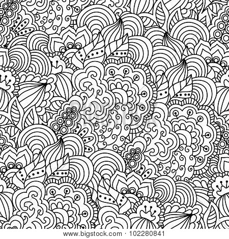 Seamless black and white background.