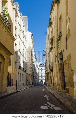 Rue Pecquay is a narrow street in the Marais district