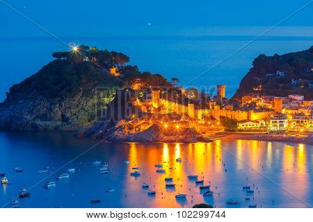 Tossa de Mar on the Costa Brava, Catalunya, Spain