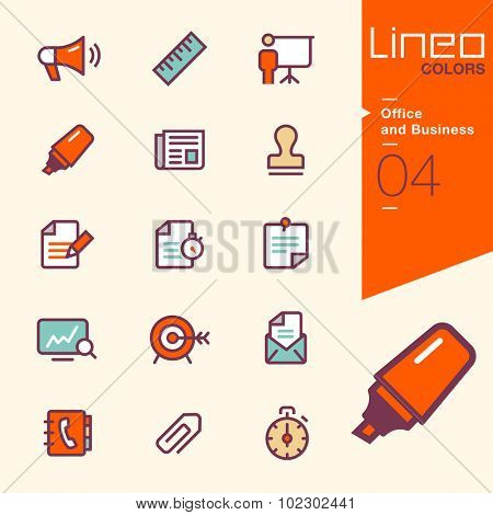 Line Colors - Office and Business icons