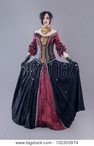 Dark gothic woman