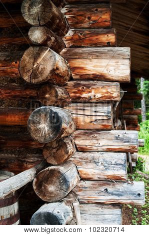 Conner Of Log Cabin