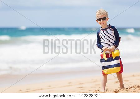 Boy At The Beach