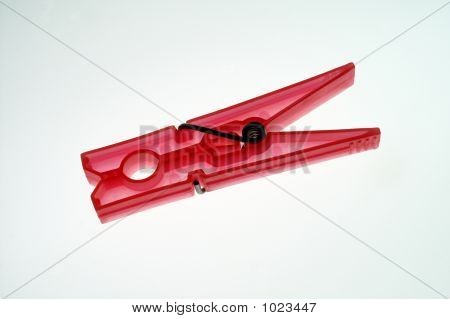 Ubrania Peg - Clothespin (czerwony)