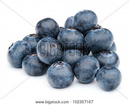 blueberry or bilberry or blackberry or blue whortleberry or huckleberry isolated on white background cutout
