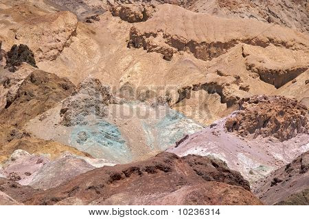 Mineral stenar närbild, Death Valley