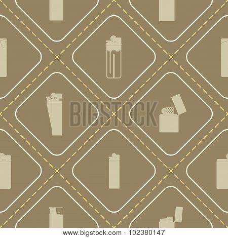 Seamless background with  lighter