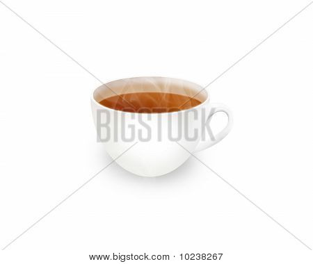 新鮮なお茶のカップ