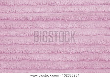 Pink Chenille Fabric Background