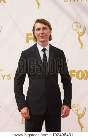 LOS ANGELES - SEP 20:  Paul Dano at the Primetime Emmy Awards Arrivals at the Microsoft Theater on September 20, 2015 in Los Angeles, CA