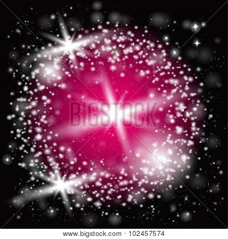 Abstract laser light background vector