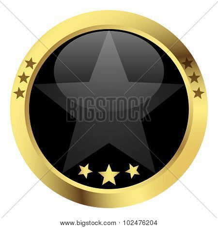 Templatte Gold Button