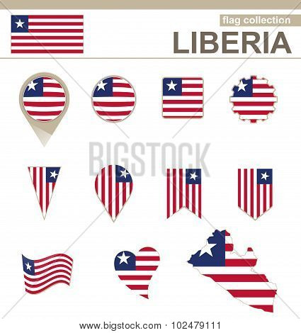 Liberia Flag Collection