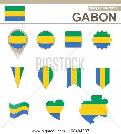 Gabon Flag Collection