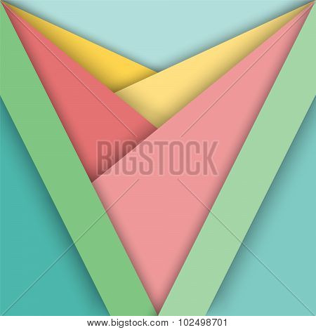 Abstract Modern Colorful Background. Material Design Template.