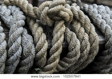 Rope Wooden Boat