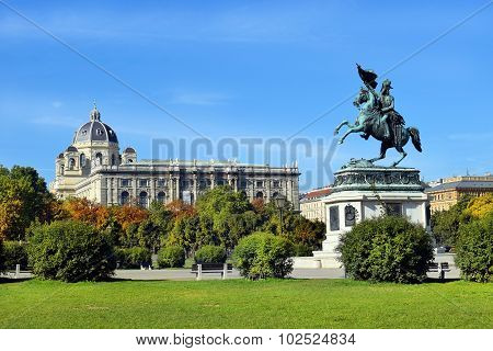 Equestrian Monument Of Archduke Charles, Vienna