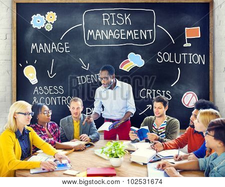 Risk Management Solution Crisis Identity Planning Concept