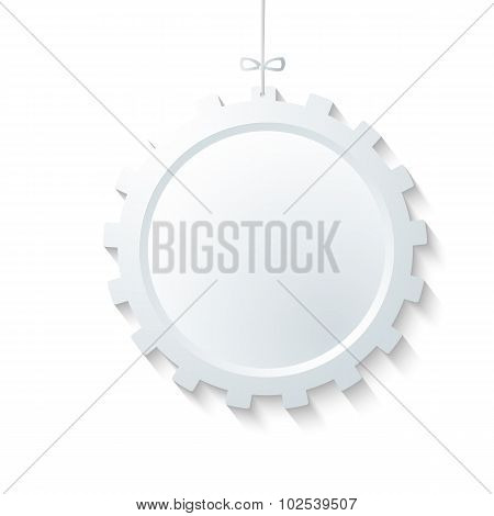 Gear-design-element-isolated-white-background