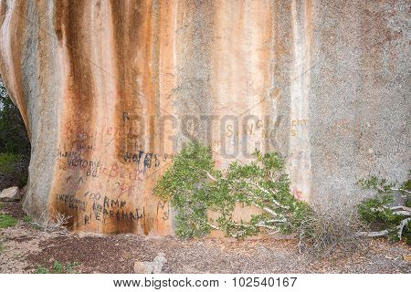 Letterklip (letter Stone) At Garies
