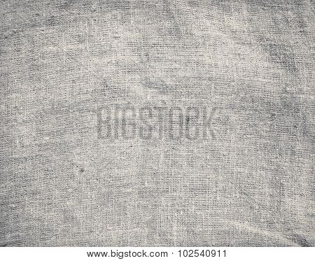 Old dirty brown horizontal creasy burlap texture