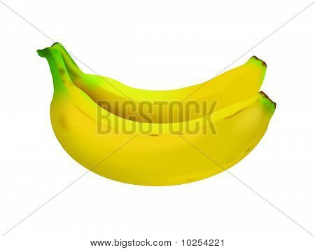 Hyper-realistisk banan Ilustration