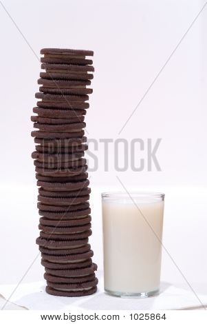 Chokolade Cookies og mælk