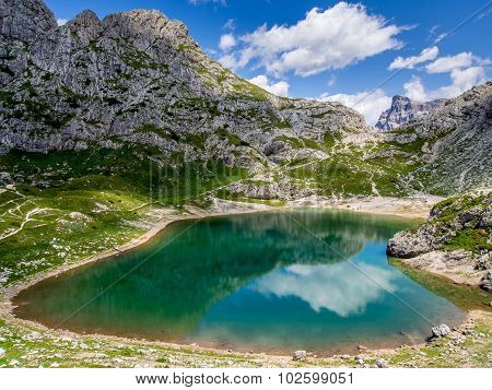 Lago Coldai - Dolomites - Italy