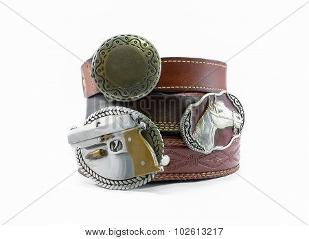 Cowboy  Leather  Belts