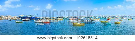 Panorama Of The Shipyard