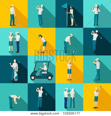 Golf People Flat