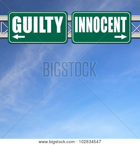 Innocent Or Guilty