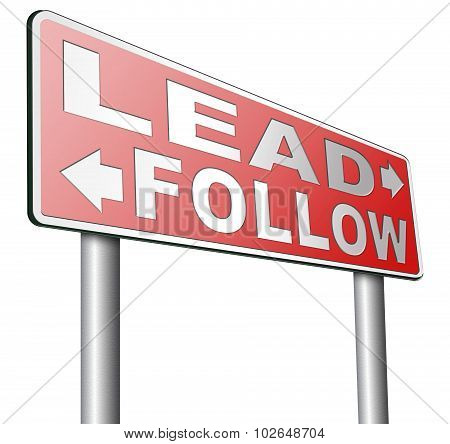 Follow Or Lead