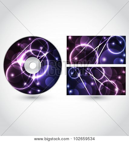 Cd disk packing design template
