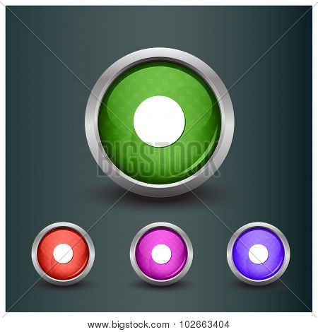 vector web button