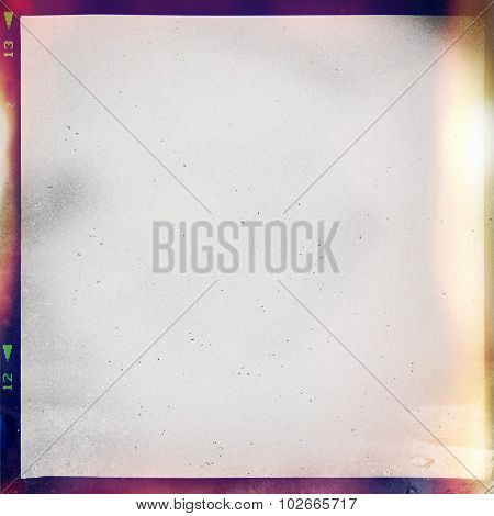 colourful medium format film background